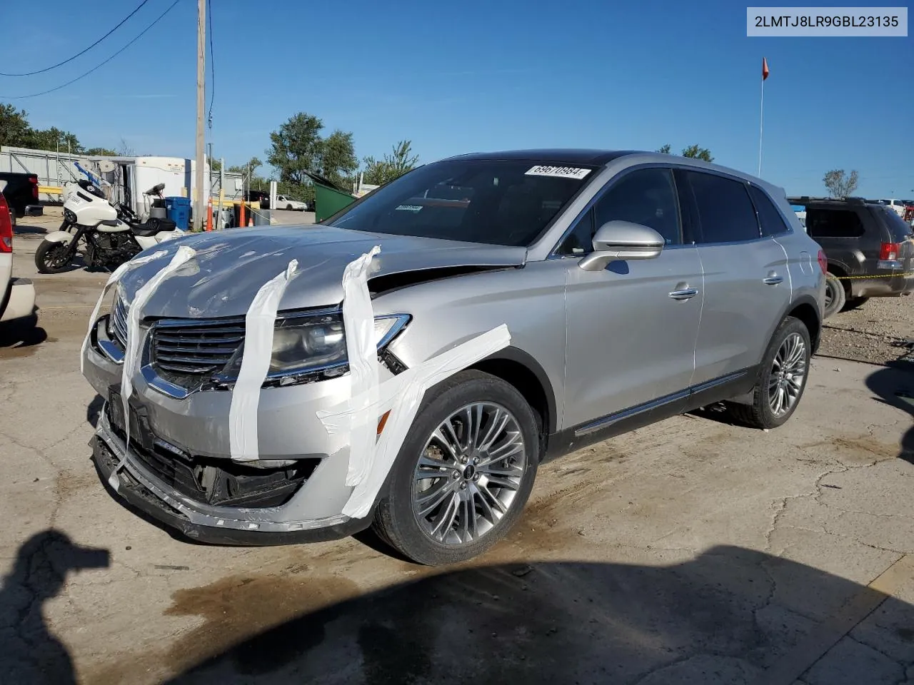 2LMTJ8LR9GBL23135 2016 Lincoln Mkx Reserve