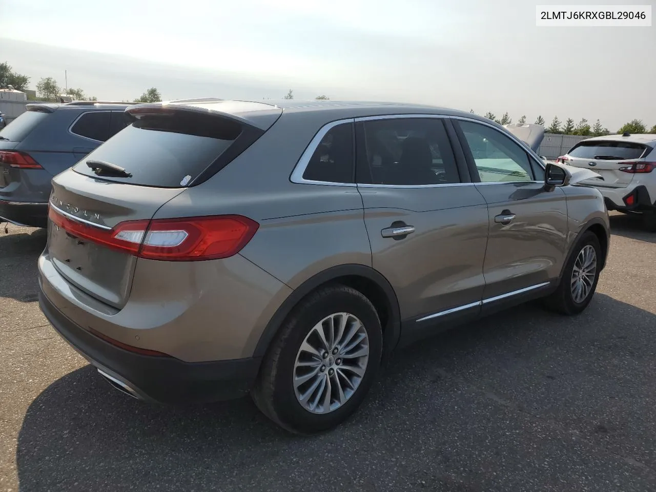 2016 Lincoln Mkx Select VIN: 2LMTJ6KRXGBL29046 Lot: 69791254