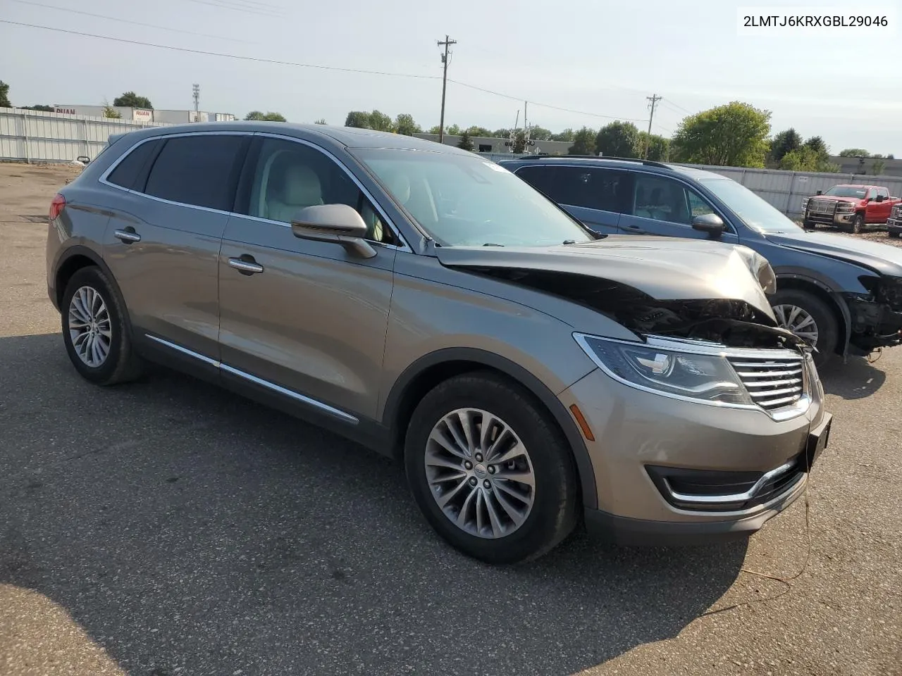 2LMTJ6KRXGBL29046 2016 Lincoln Mkx Select