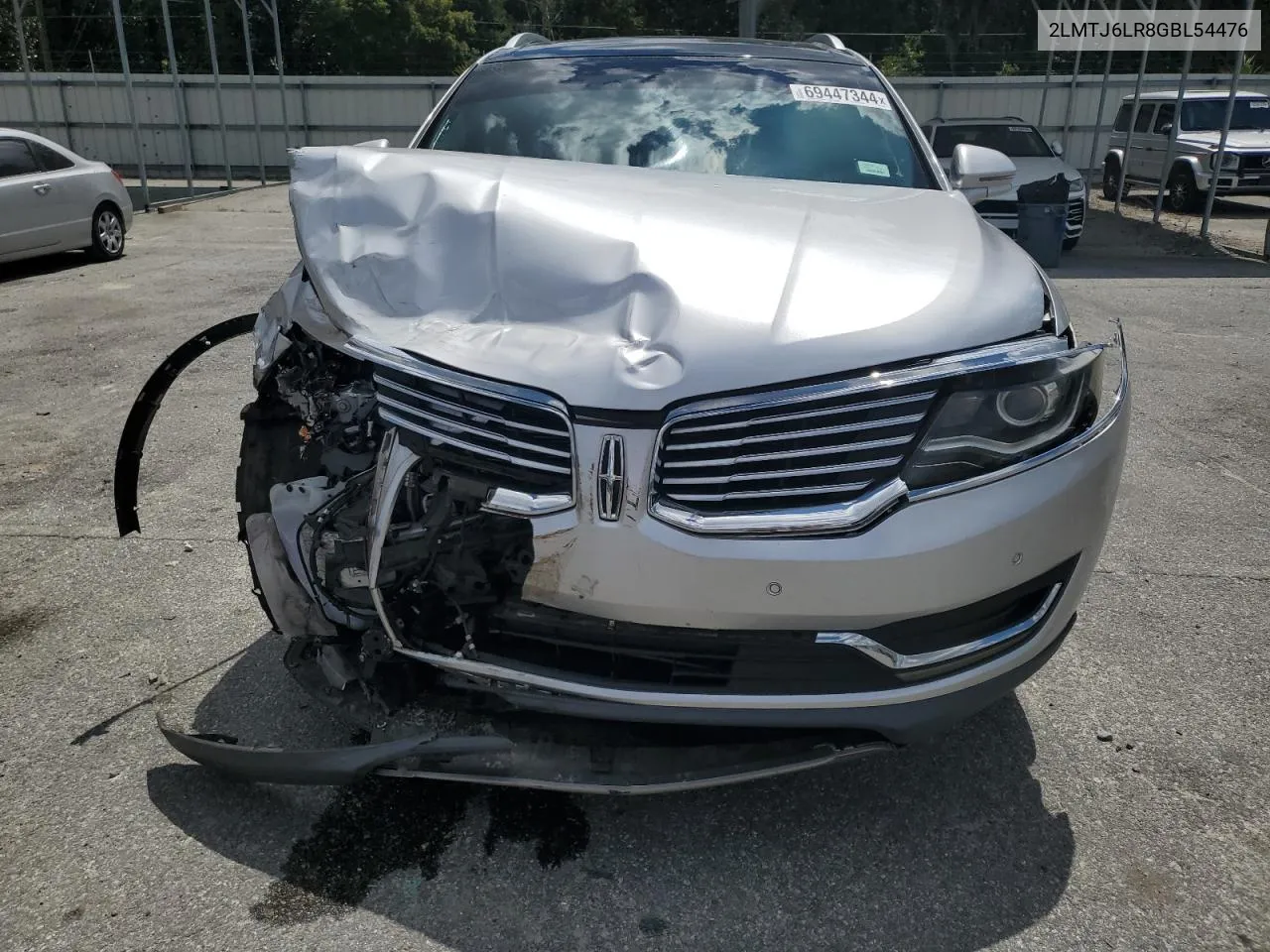 2016 Lincoln Mkx Reserve VIN: 2LMTJ6LR8GBL54476 Lot: 69983404