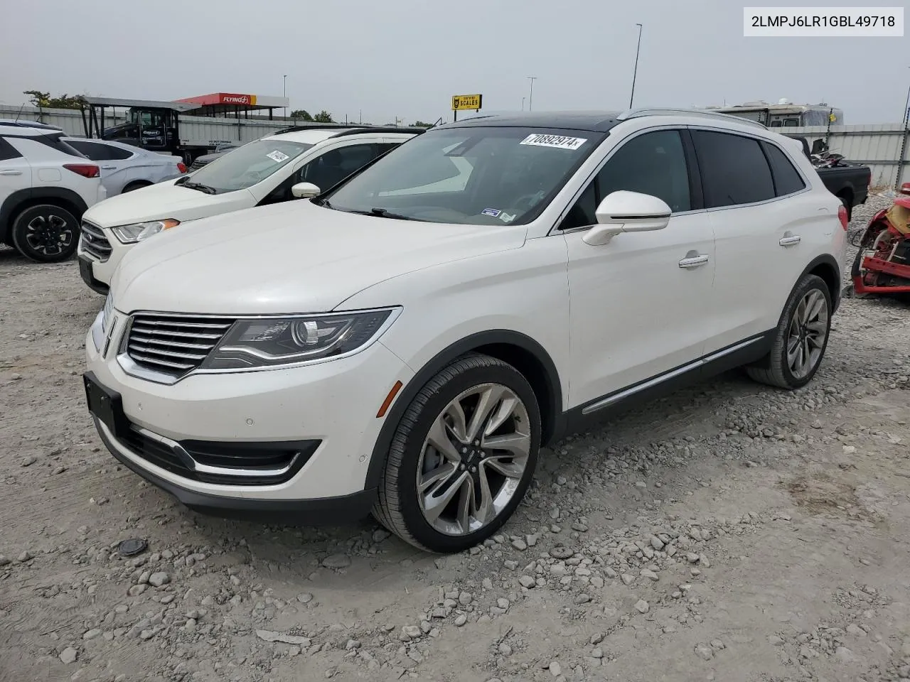 2LMPJ6LR1GBL49718 2016 Lincoln Mkx Reserve