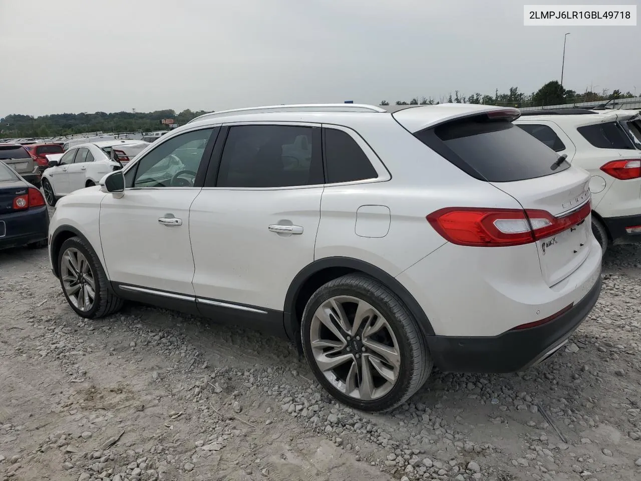 2016 Lincoln Mkx Reserve VIN: 2LMPJ6LR1GBL49718 Lot: 70892974