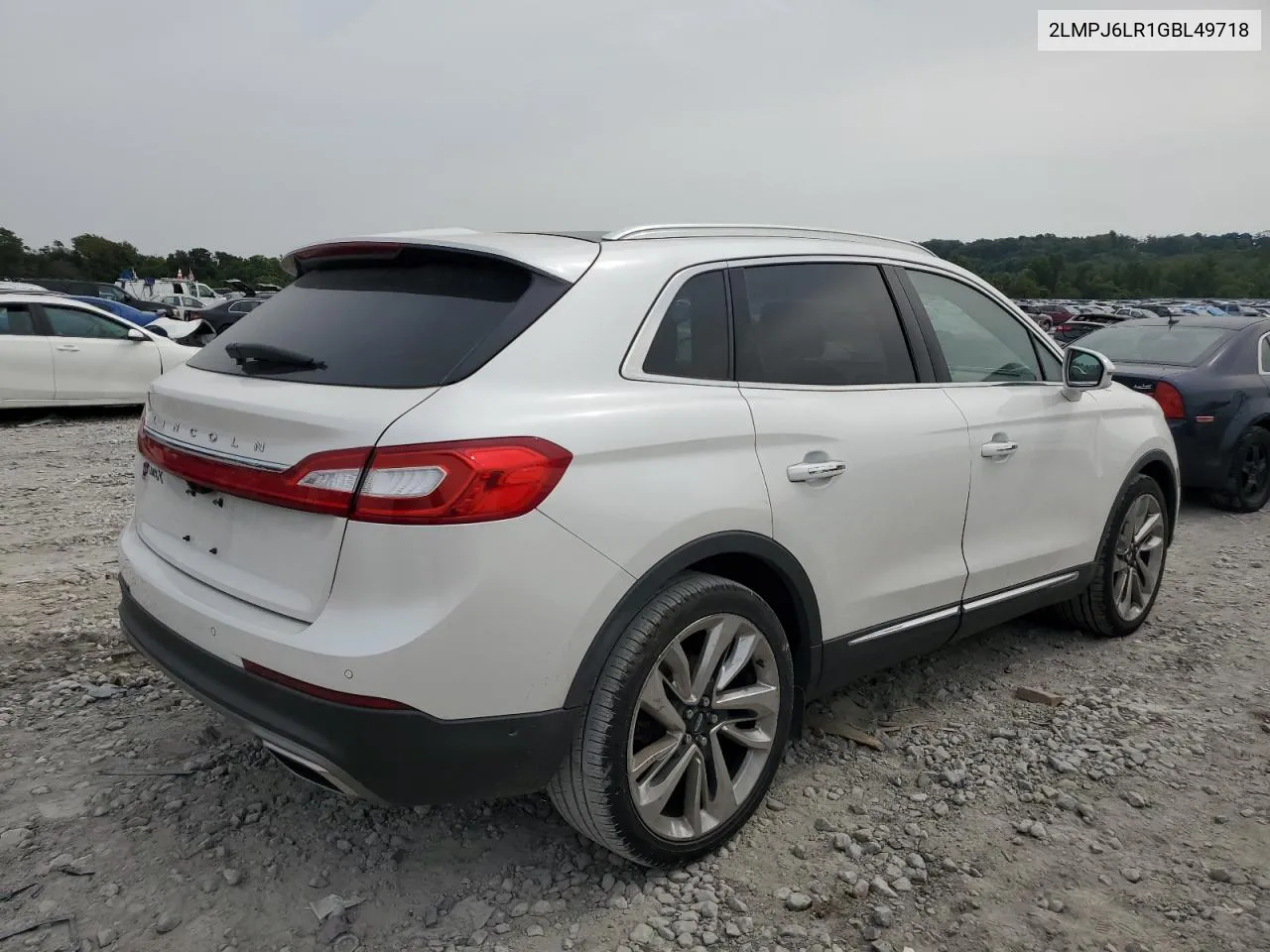 2LMPJ6LR1GBL49718 2016 Lincoln Mkx Reserve