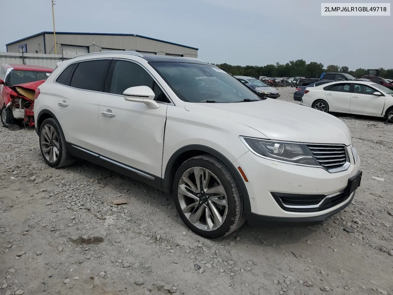 2LMPJ6LR1GBL49718 2016 Lincoln Mkx Reserve