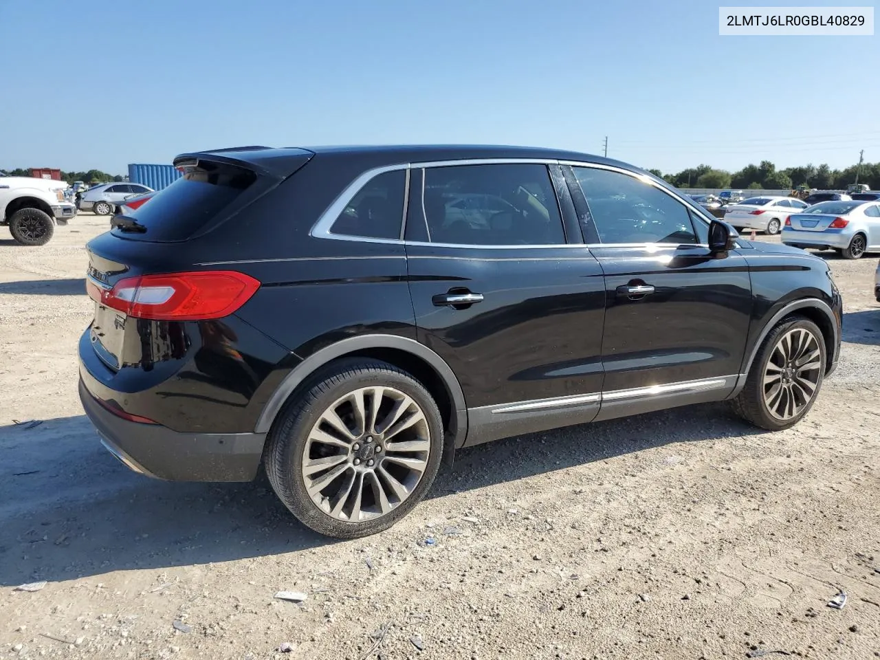 2016 Lincoln Mkx Reserve VIN: 2LMTJ6LR0GBL40829 Lot: 70965024