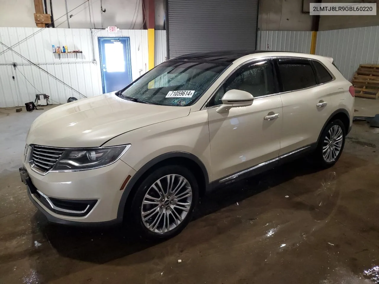 2016 Lincoln Mkx Reserve VIN: 2LMTJ8LR9GBL60220 Lot: 71059614