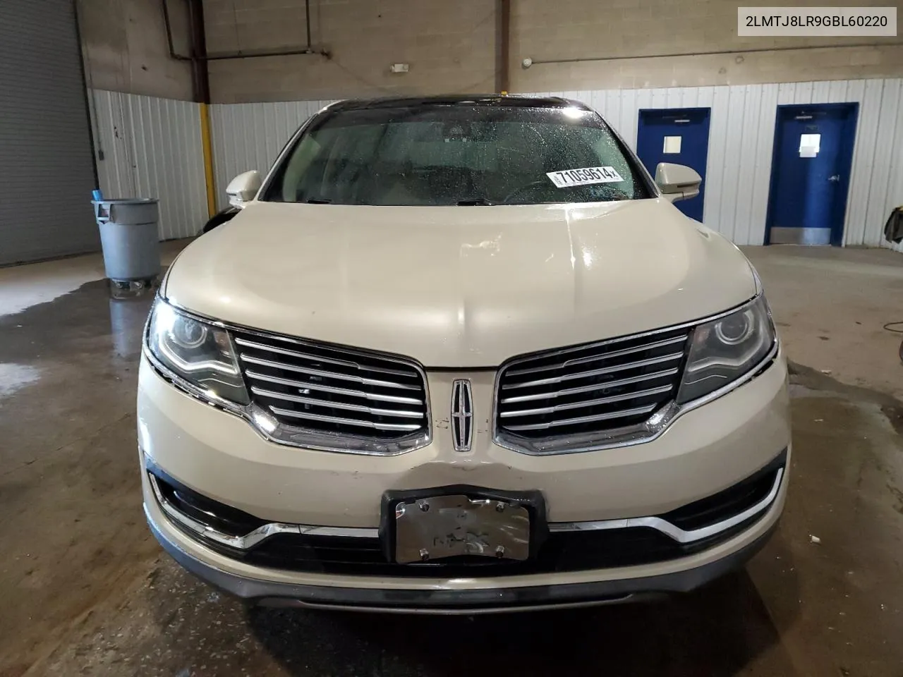 2016 Lincoln Mkx Reserve VIN: 2LMTJ8LR9GBL60220 Lot: 71059614