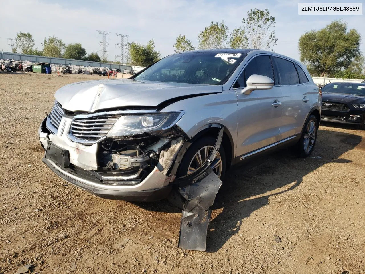 2016 Lincoln Mkx Reserve VIN: 2LMTJ8LP7GBL43589 Lot: 71568284