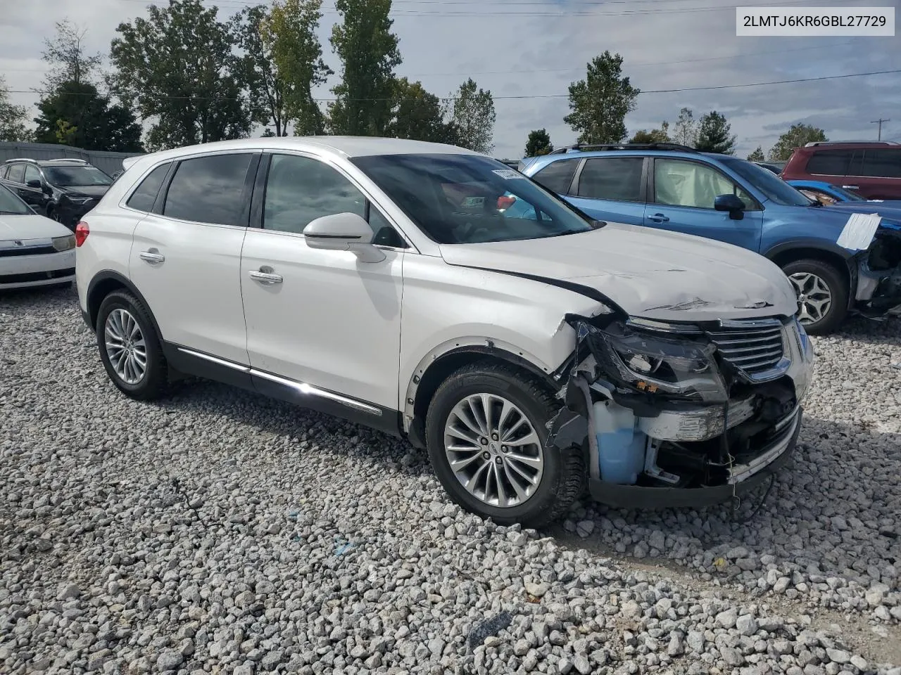 2LMTJ6KR6GBL27729 2016 Lincoln Mkx Select