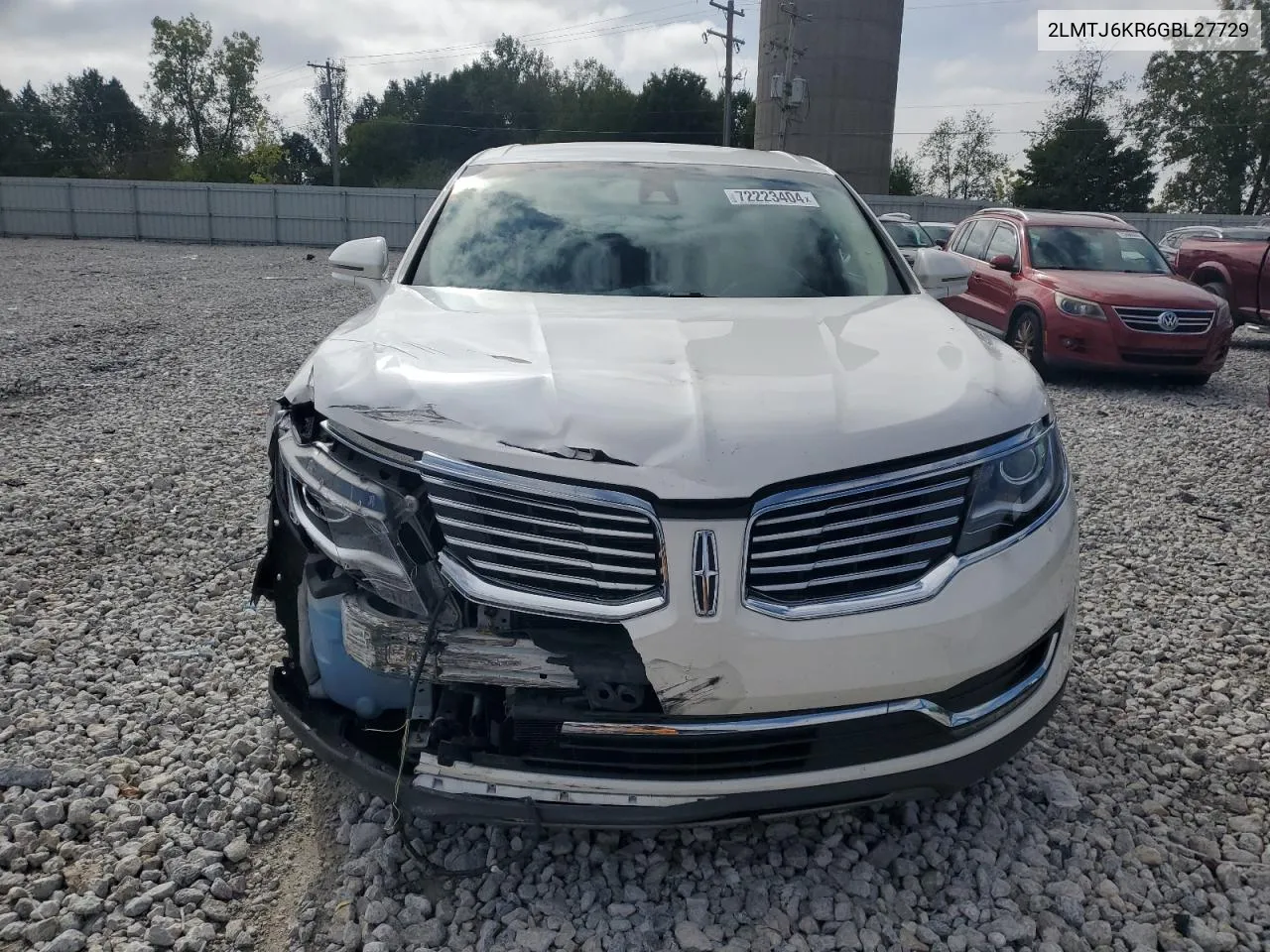 2016 Lincoln Mkx Select VIN: 2LMTJ6KR6GBL27729 Lot: 72223404