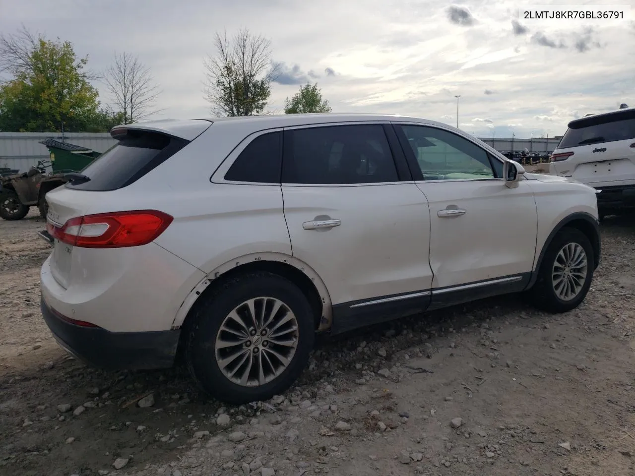 2LMTJ8KR7GBL36791 2016 Lincoln Mkx Select