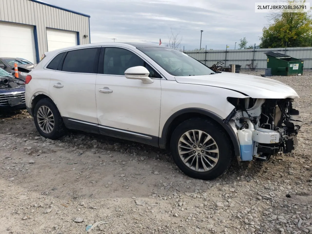 2016 Lincoln Mkx Select VIN: 2LMTJ8KR7GBL36791 Lot: 72578604