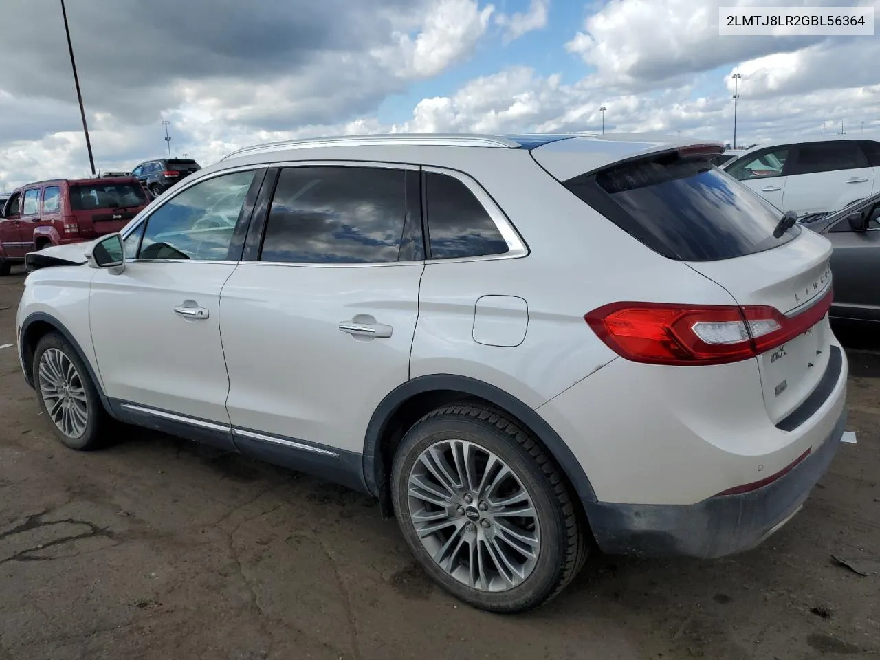 2LMTJ8LR2GBL56364 2016 Lincoln Mkx Reserve