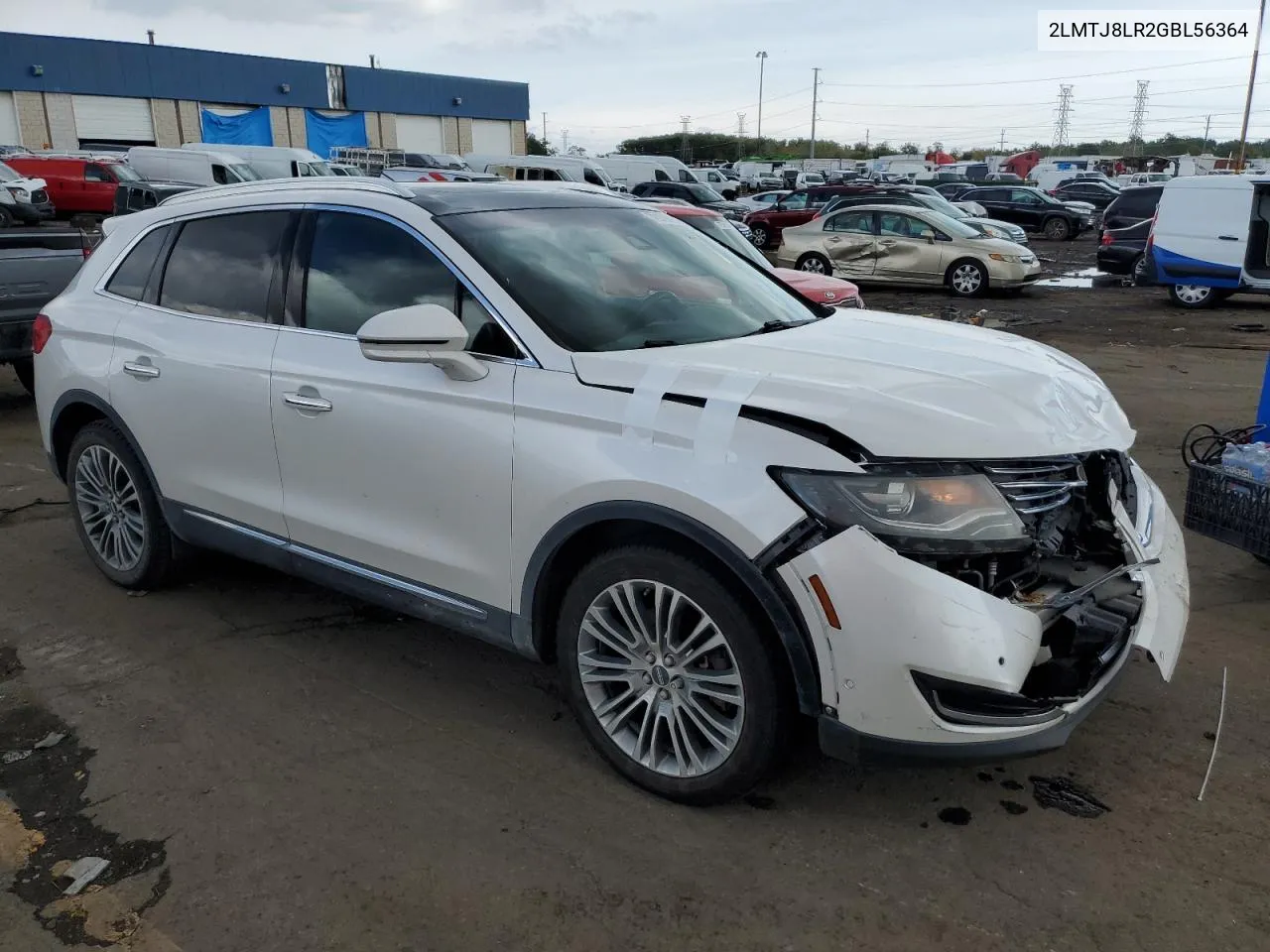 2LMTJ8LR2GBL56364 2016 Lincoln Mkx Reserve