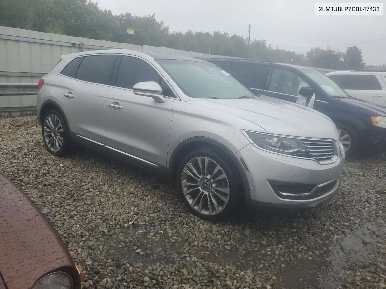 2LMTJ8LP7GBL47433 2016 Lincoln Mkx Reserve