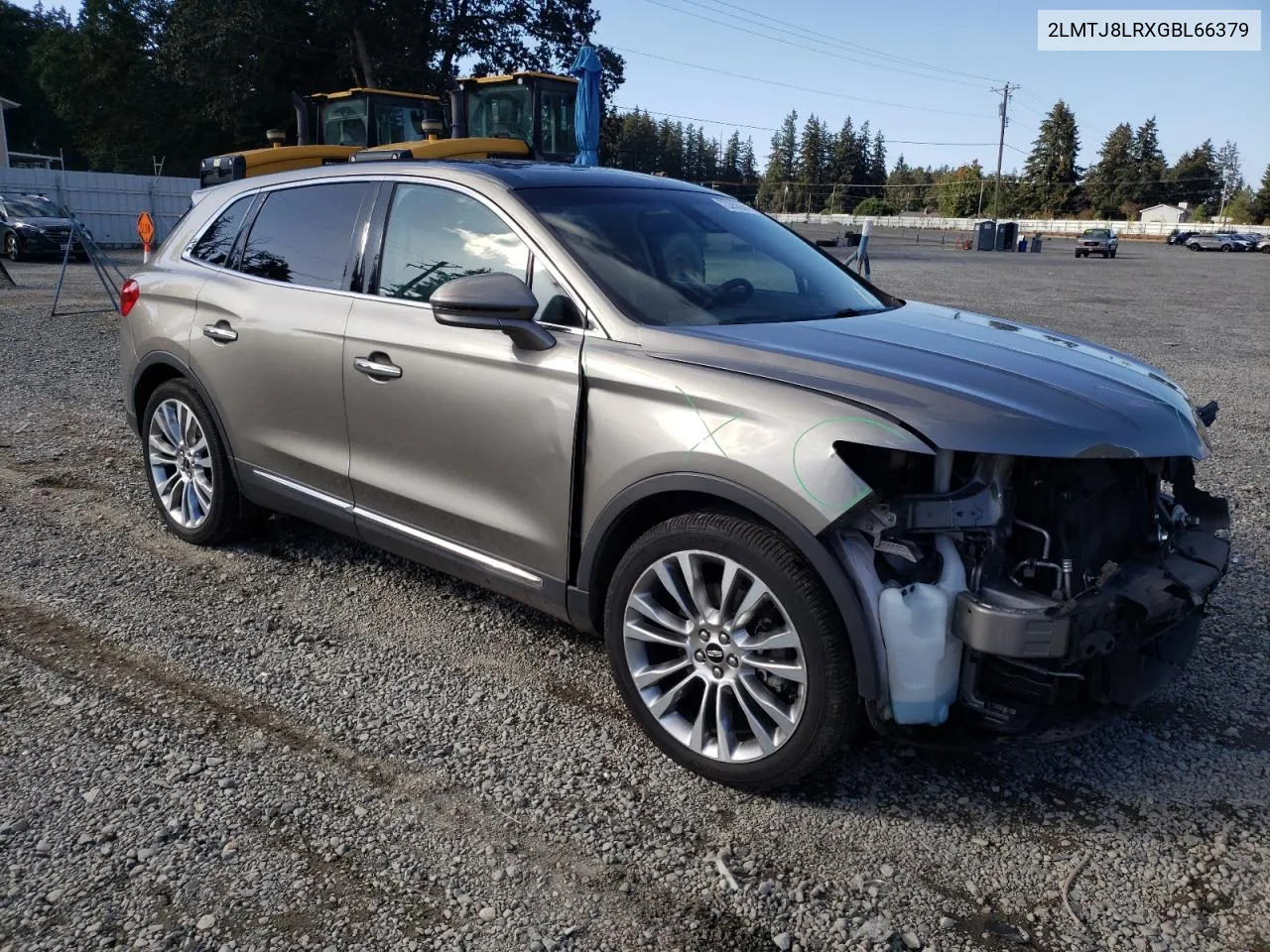 2LMTJ8LRXGBL66379 2016 Lincoln Mkx Reserve