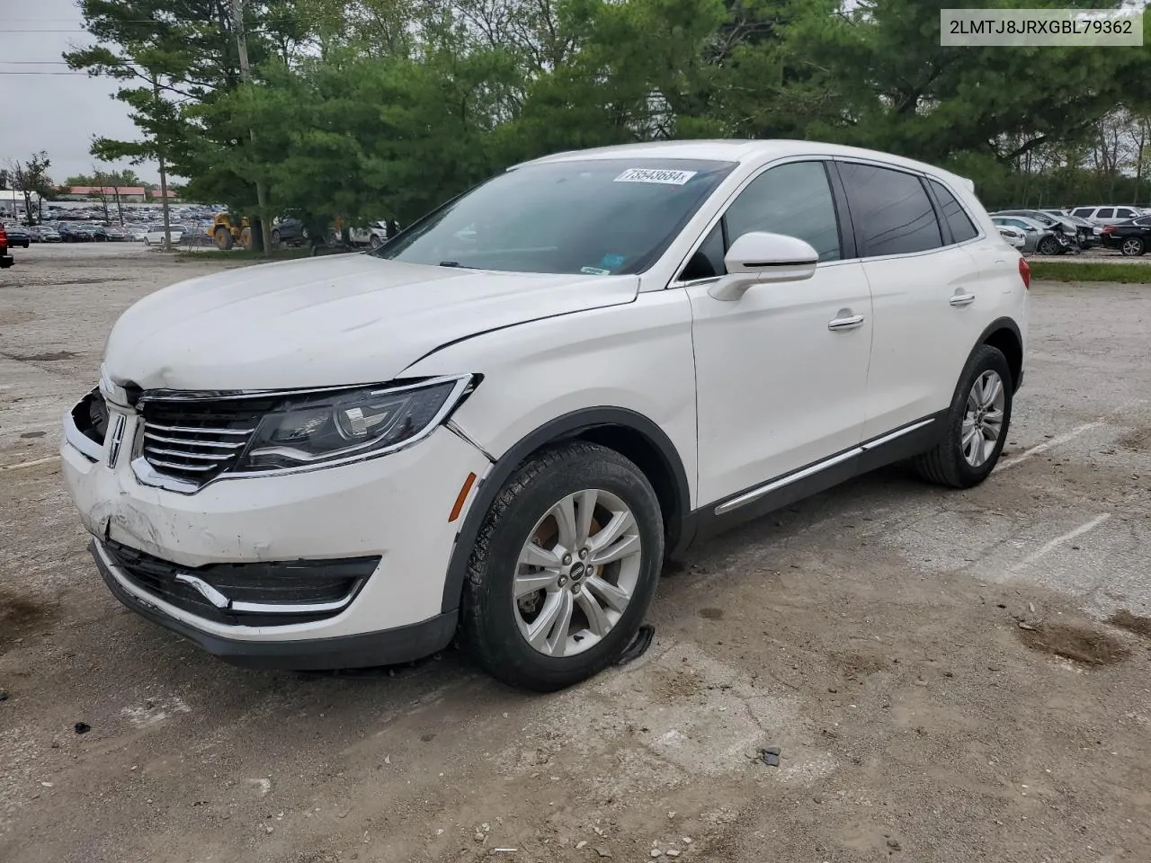 2LMTJ8JRXGBL79362 2016 Lincoln Mkx Premiere