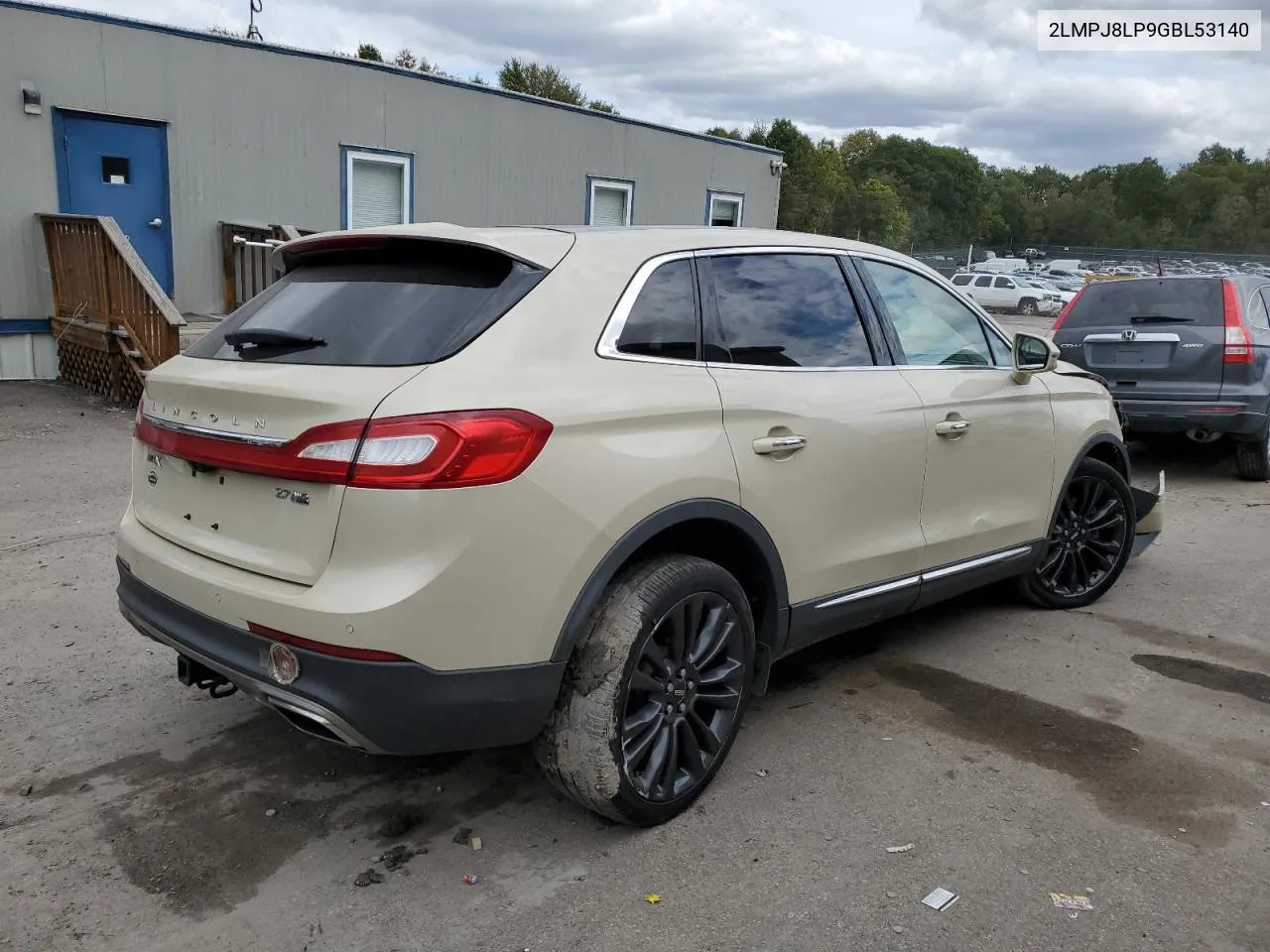 2LMPJ8LP9GBL53140 2016 Lincoln Mkx Reserve