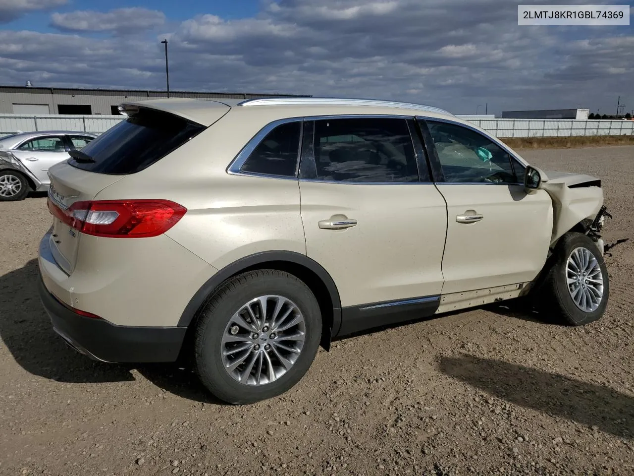 2016 Lincoln Mkx Select VIN: 2LMTJ8KR1GBL74369 Lot: 73766884