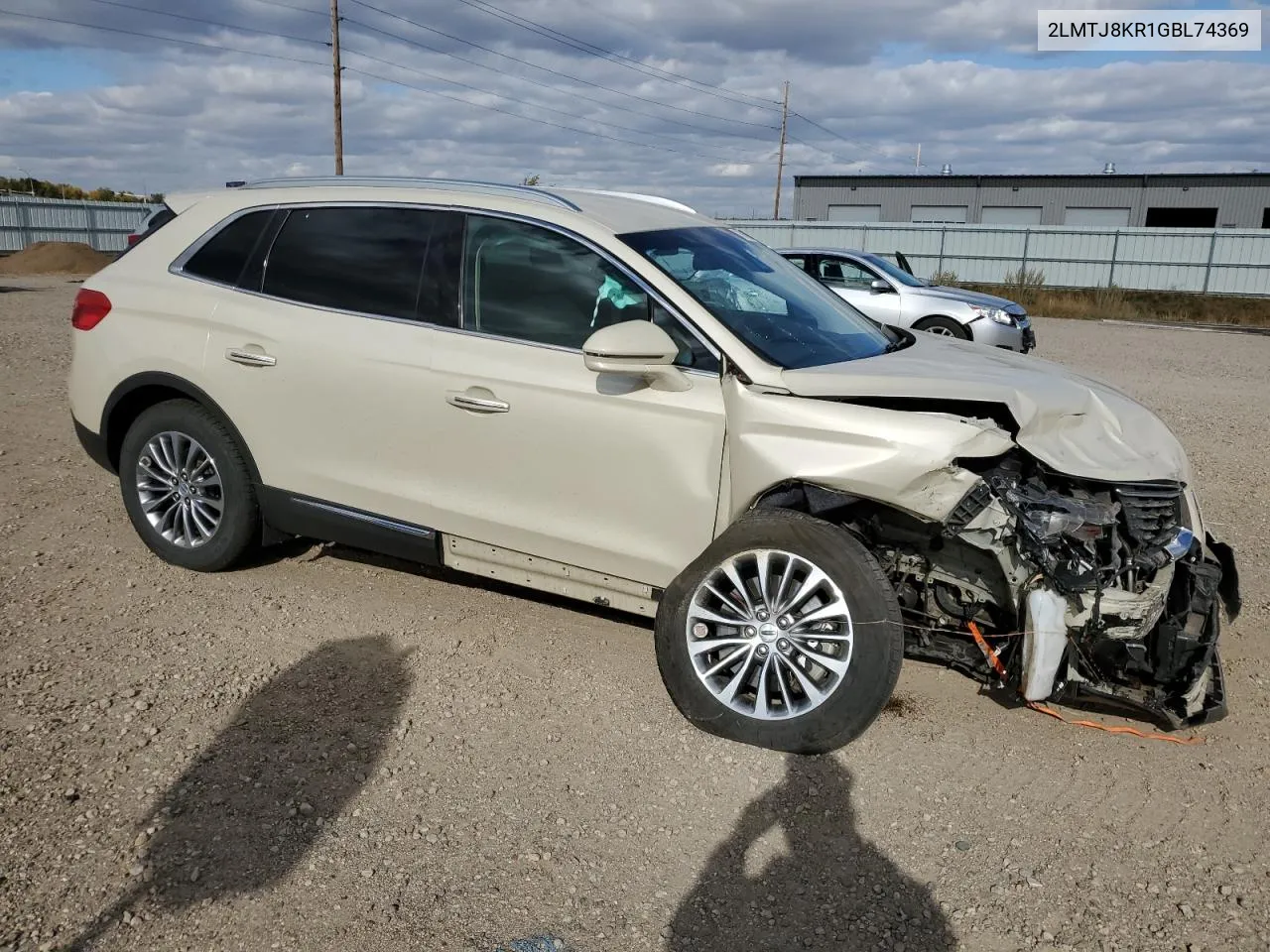 2LMTJ8KR1GBL74369 2016 Lincoln Mkx Select