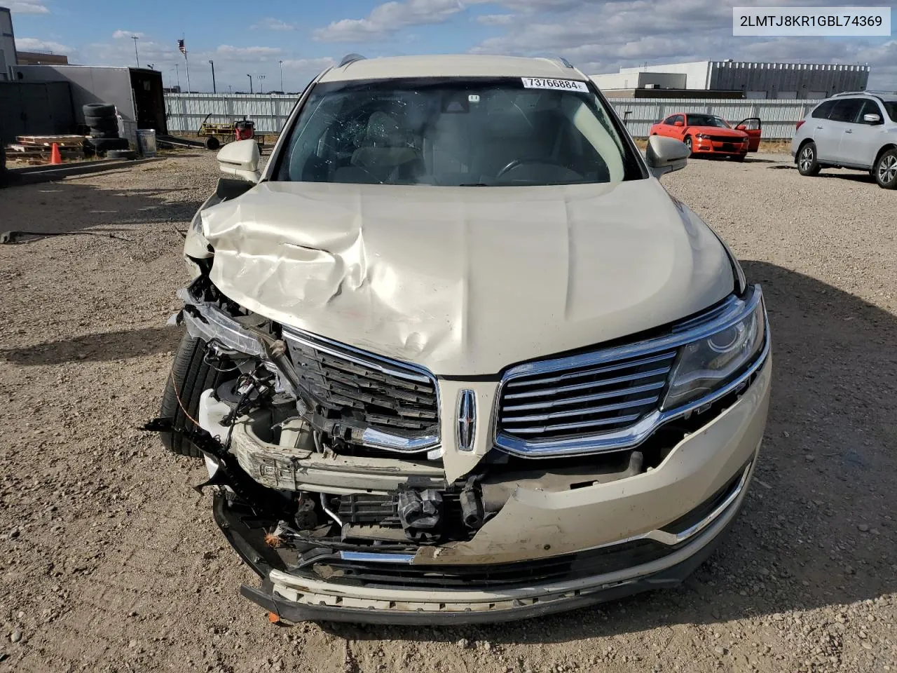 2016 Lincoln Mkx Select VIN: 2LMTJ8KR1GBL74369 Lot: 73766884