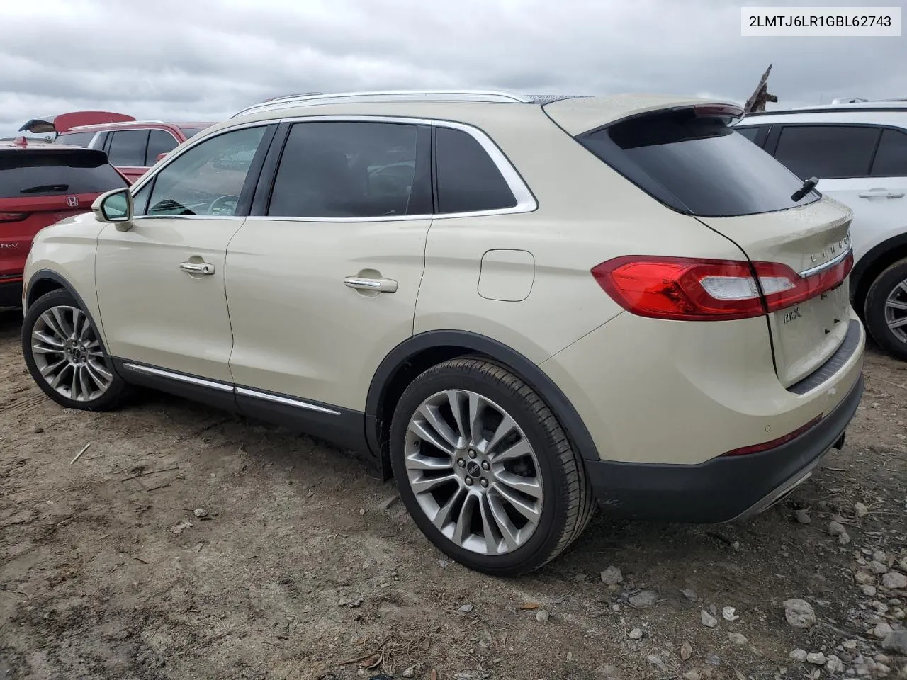 2LMTJ6LR1GBL62743 2016 Lincoln Mkx Reserve