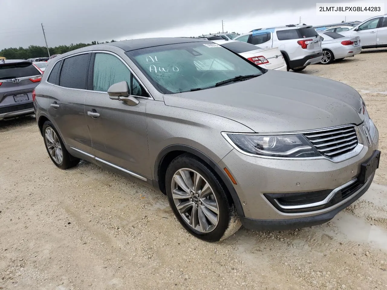 2016 Lincoln Mkx Reserve VIN: 2LMTJ8LPXGBL44283 Lot: 74583124