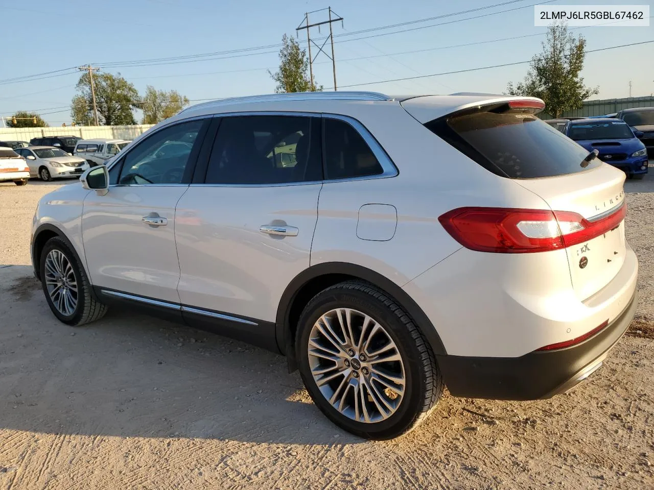 2016 Lincoln Mkx Reserve VIN: 2LMPJ6LR5GBL67462 Lot: 75464644