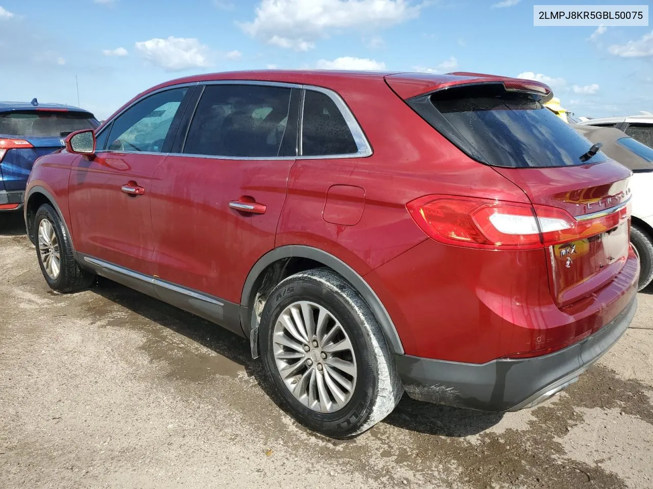 2016 Lincoln Mkx Select VIN: 2LMPJ8KR5GBL50075 Lot: 78236924