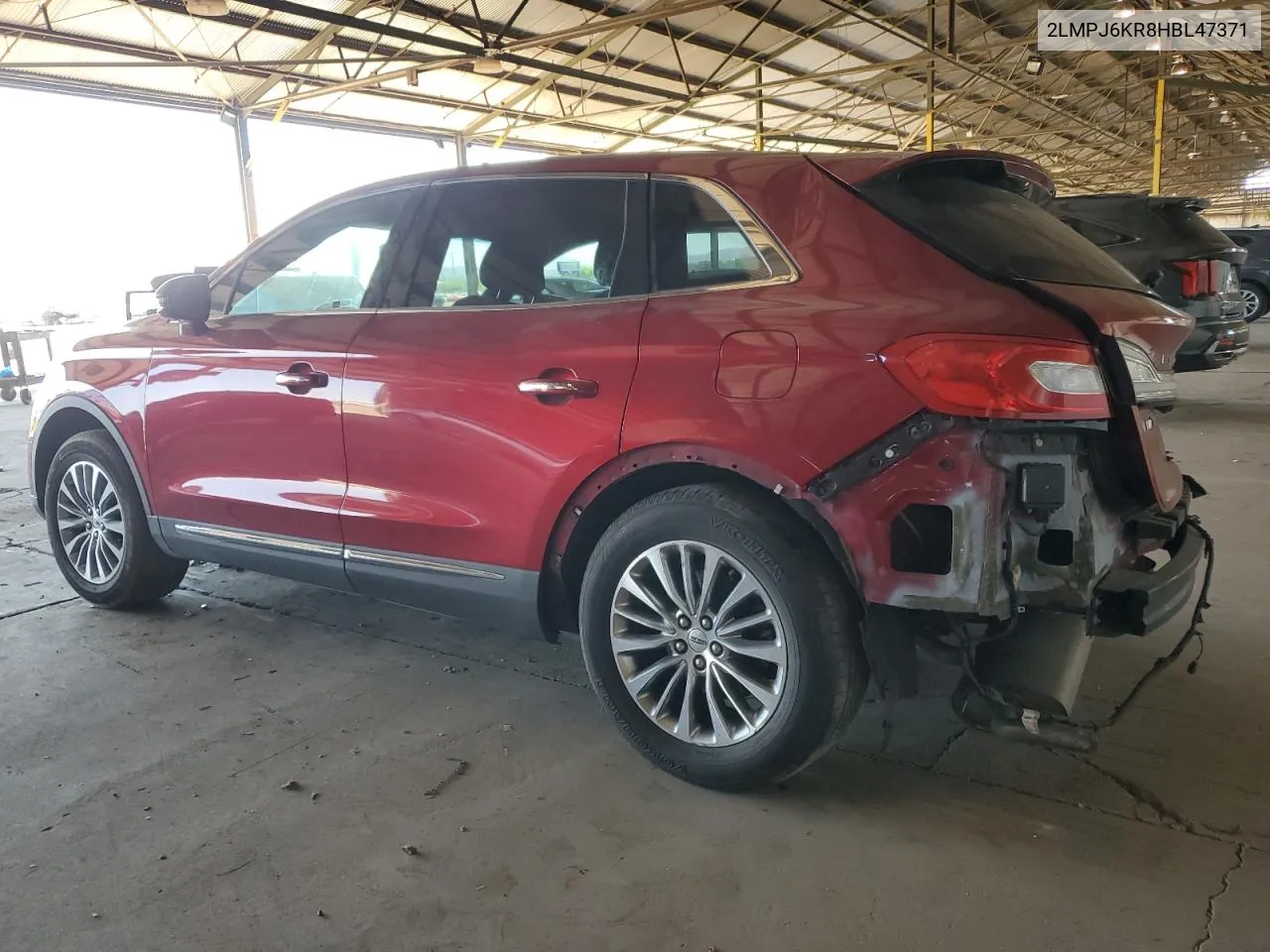 2017 Lincoln Mkx Select VIN: 2LMPJ6KR8HBL47371 Lot: 54221804