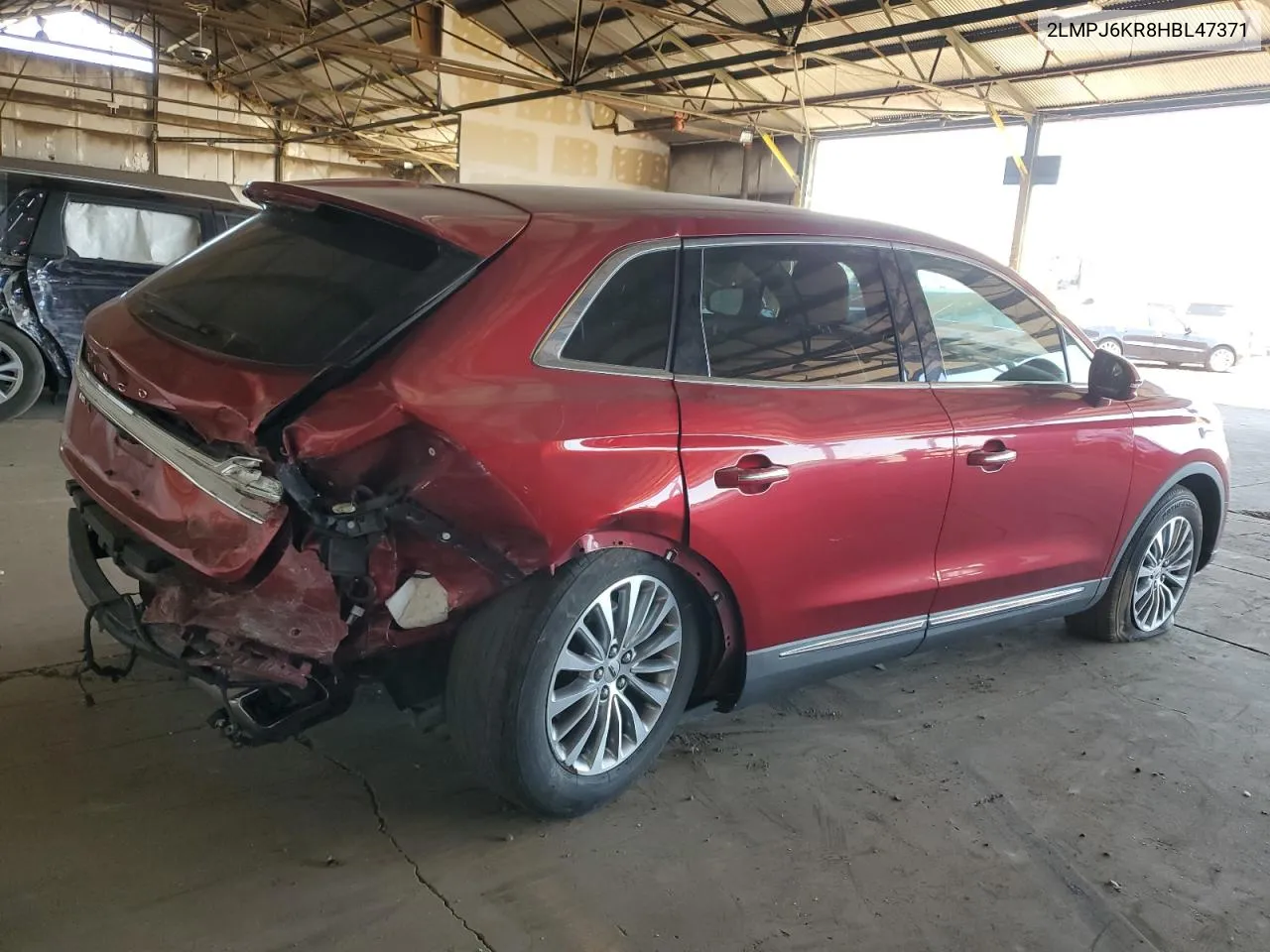 2017 Lincoln Mkx Select VIN: 2LMPJ6KR8HBL47371 Lot: 54221804