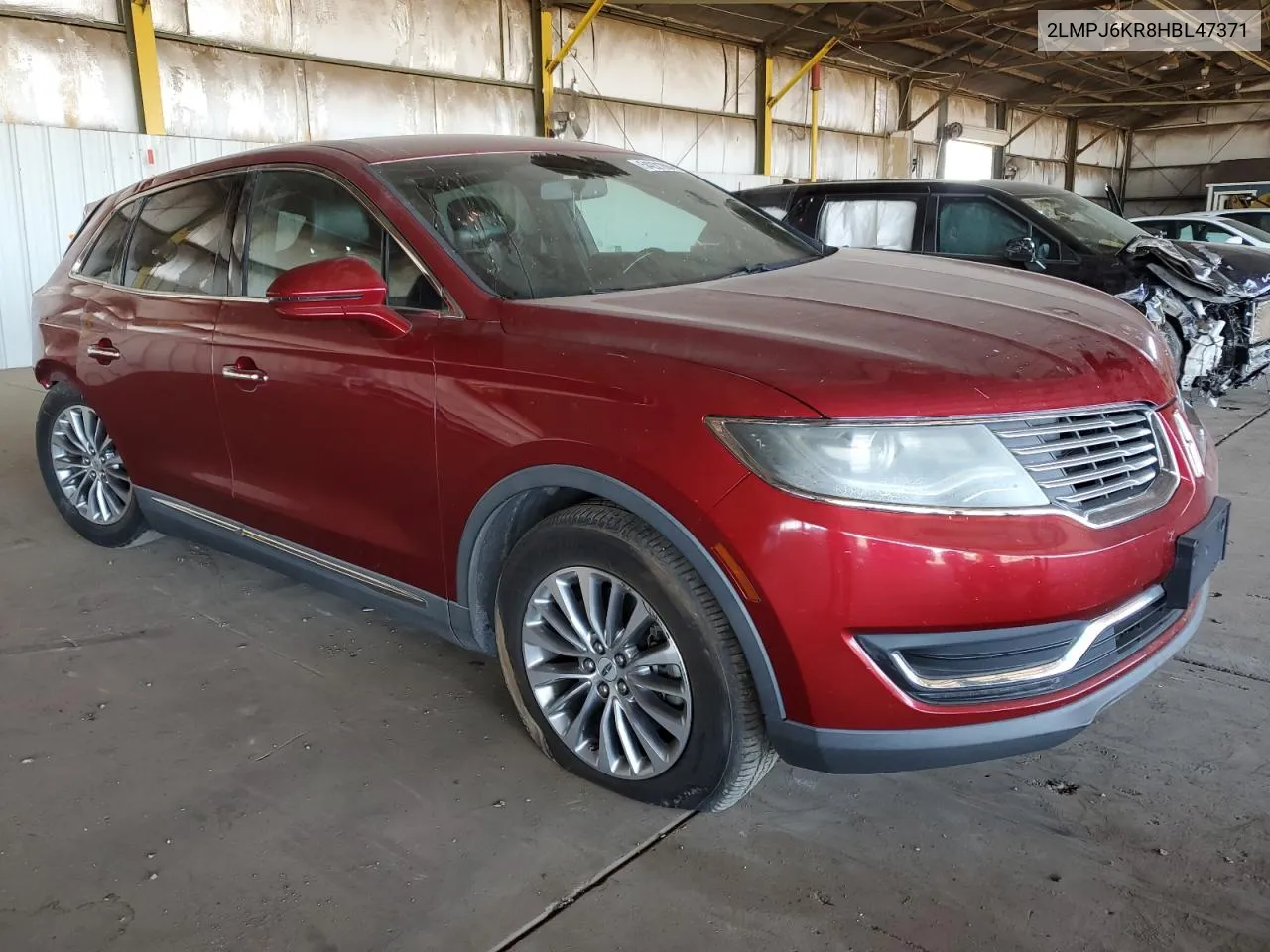 2017 Lincoln Mkx Select VIN: 2LMPJ6KR8HBL47371 Lot: 54221804