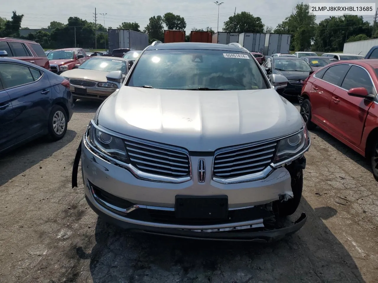 2017 Lincoln Mkx Select VIN: 2LMPJ8KRXHBL13685 Lot: 60461414