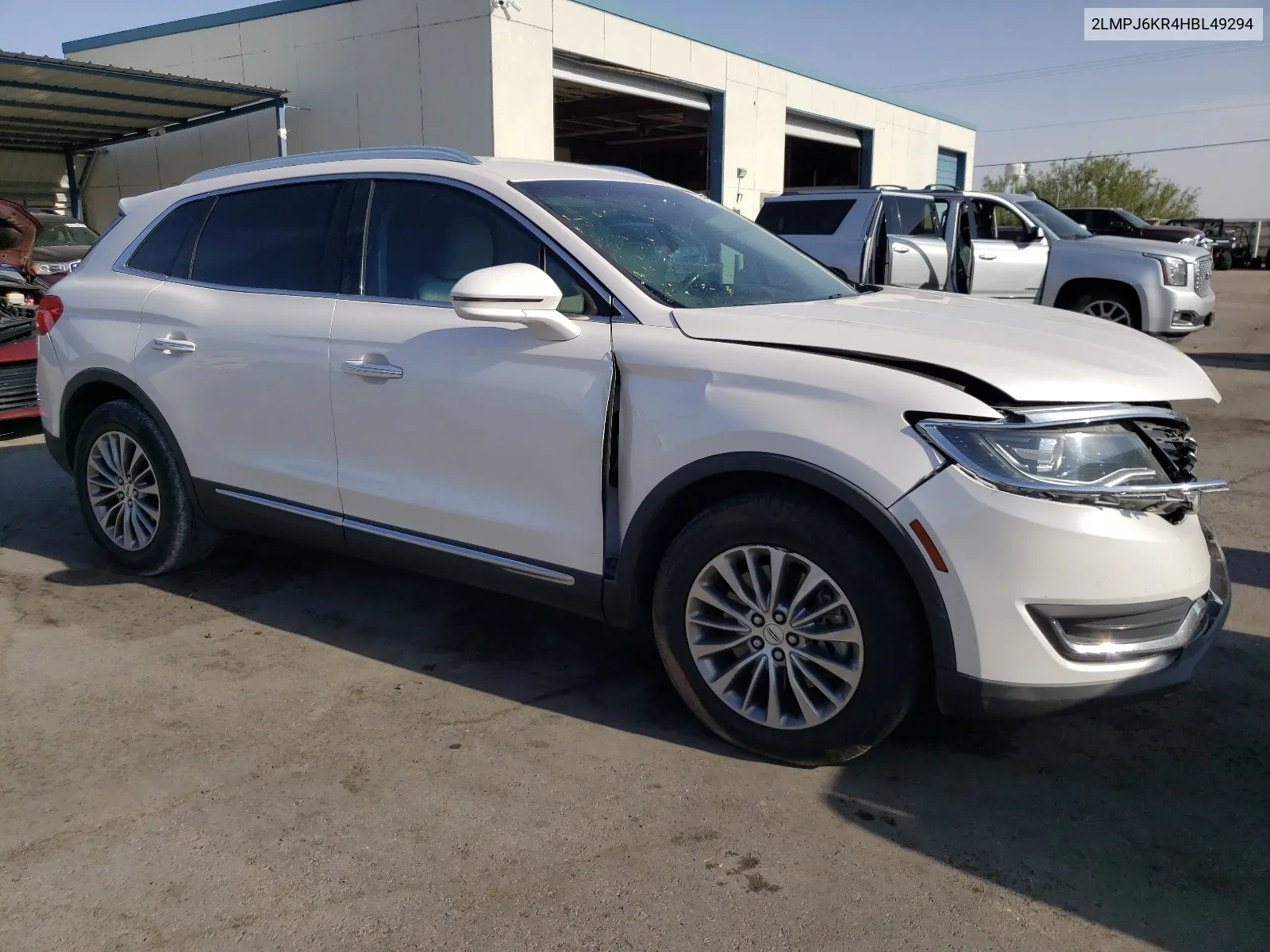 2LMPJ6KR4HBL49294 2017 Lincoln Mkx Select