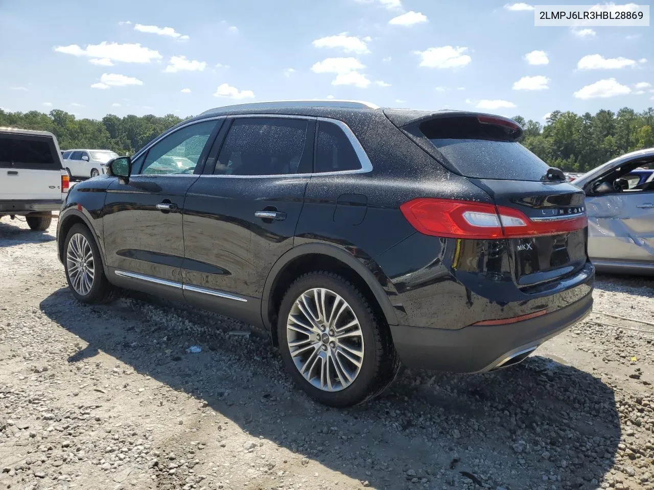 2LMPJ6LR3HBL28869 2017 Lincoln Mkx Reserve