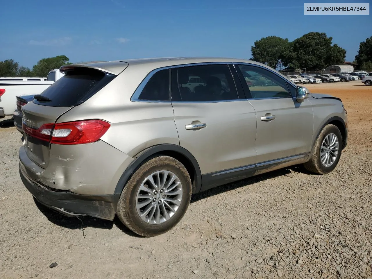 2017 Lincoln Mkx Select VIN: 2LMPJ6KR5HBL47344 Lot: 68839934