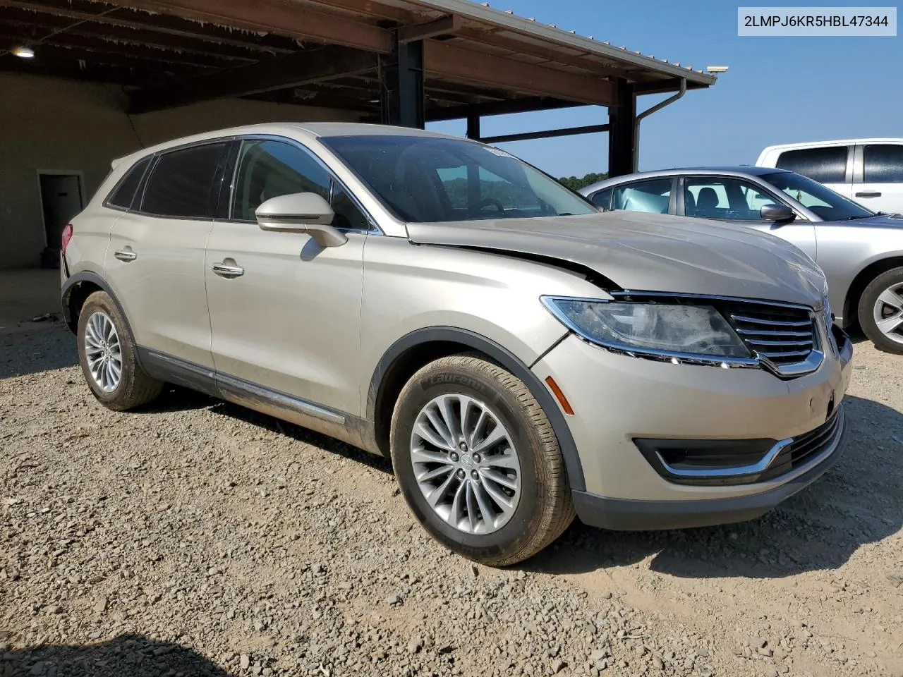 2LMPJ6KR5HBL47344 2017 Lincoln Mkx Select