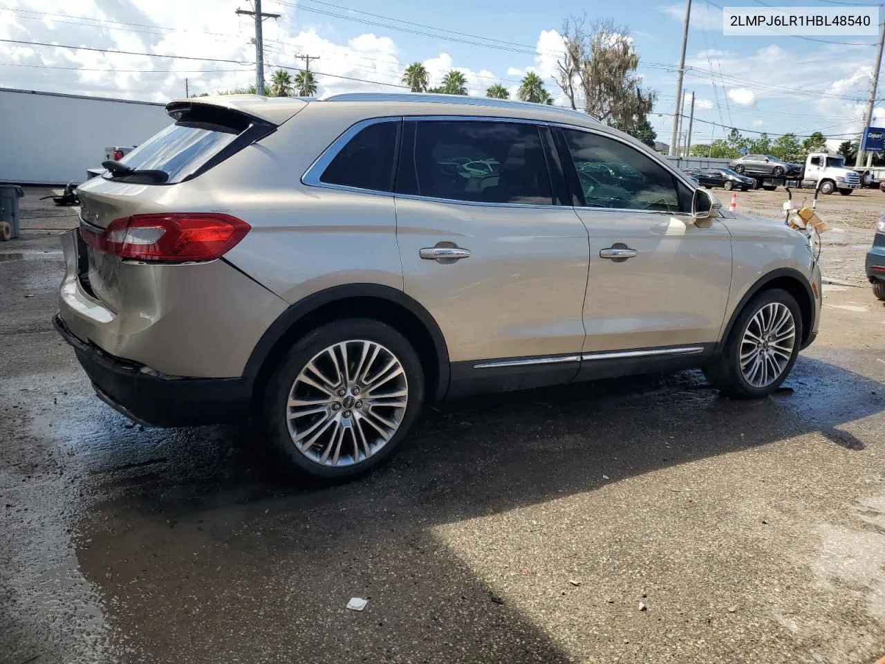 2LMPJ6LR1HBL48540 2017 Lincoln Mkx Reserve