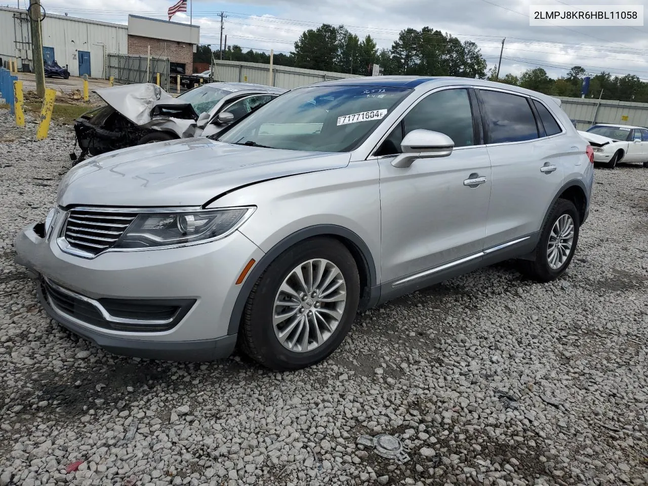 2LMPJ8KR6HBL11058 2017 Lincoln Mkx Select