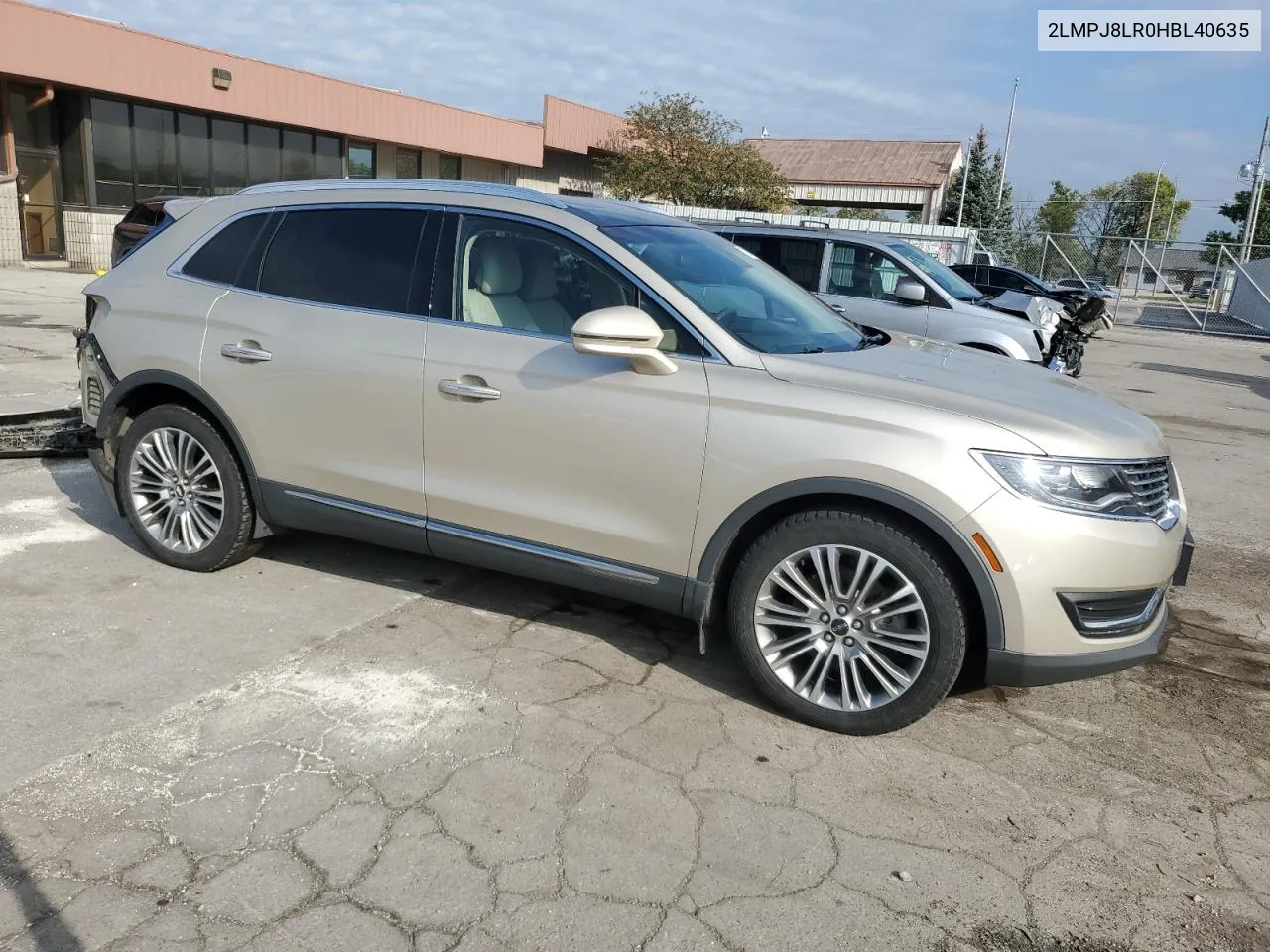 2017 Lincoln Mkx Reserve VIN: 2LMPJ8LR0HBL40635 Lot: 72781494