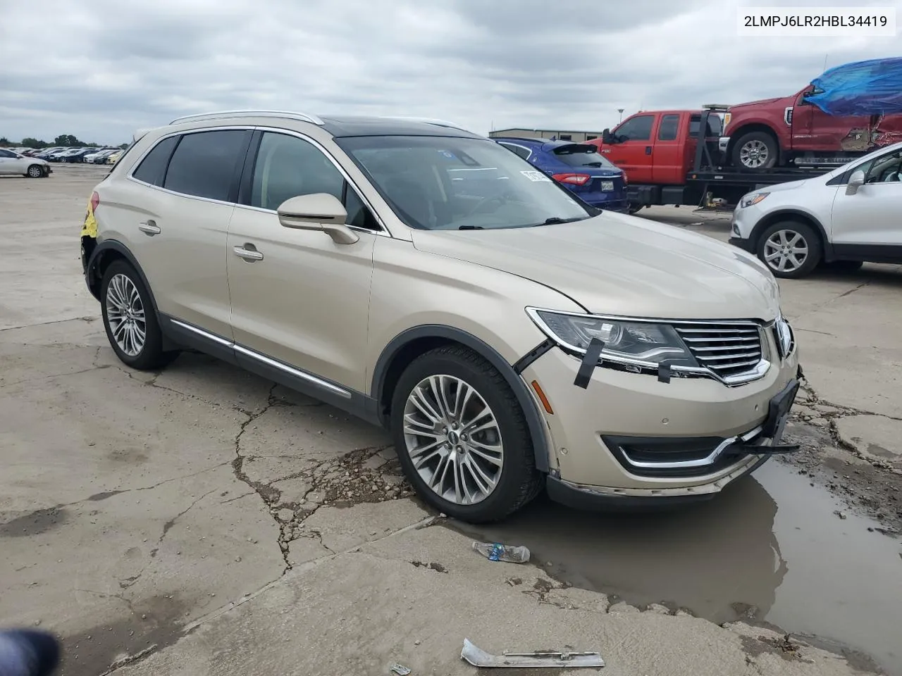 2017 Lincoln Mkx Reserve VIN: 2LMPJ6LR2HBL34419 Lot: 73197744