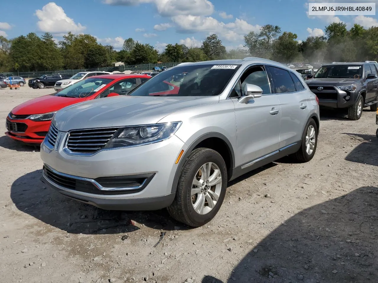 2017 Lincoln Mkx Premiere VIN: 2LMPJ6JR9HBL40849 Lot: 73933674