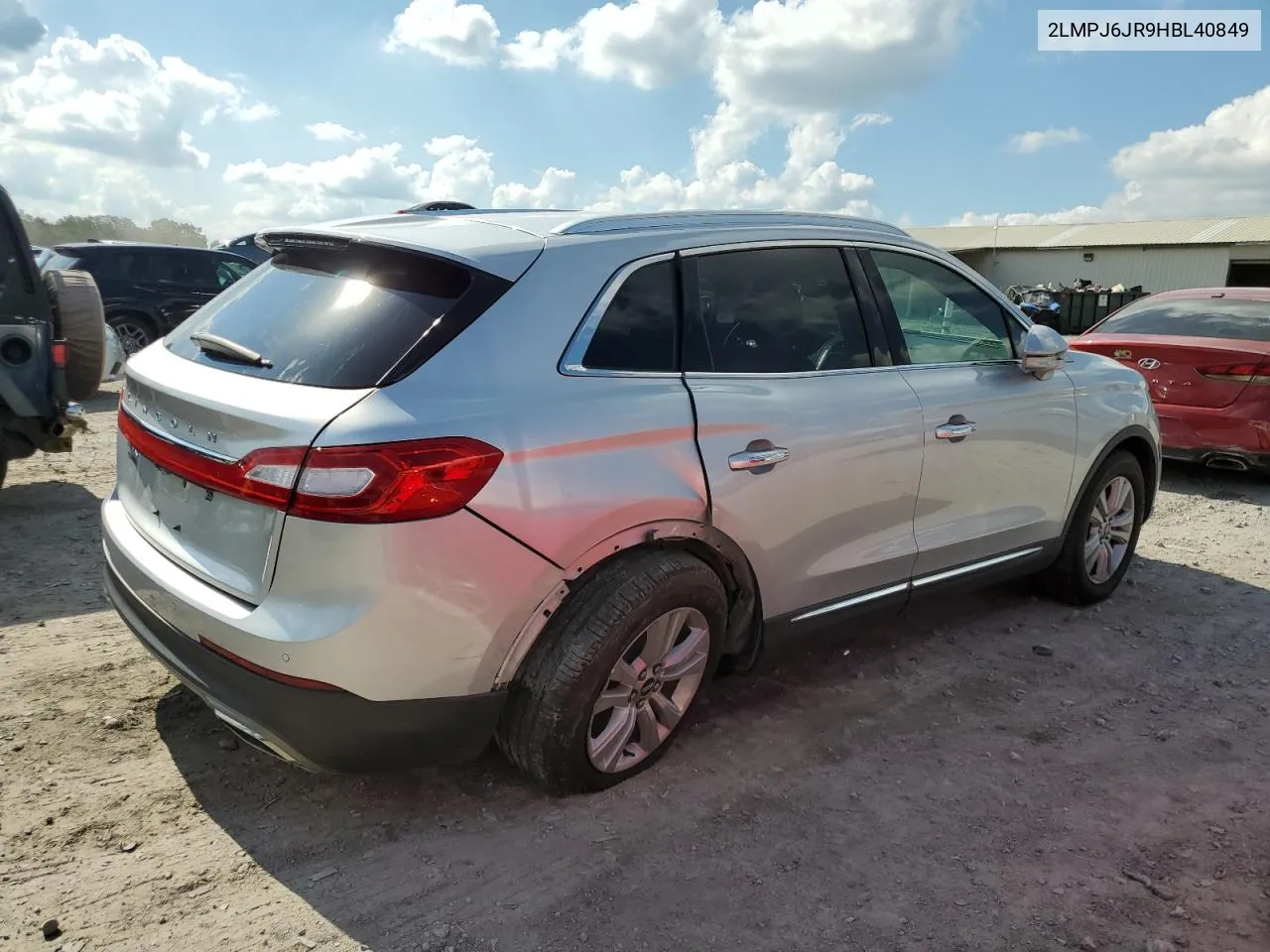 2017 Lincoln Mkx Premiere VIN: 2LMPJ6JR9HBL40849 Lot: 73933674