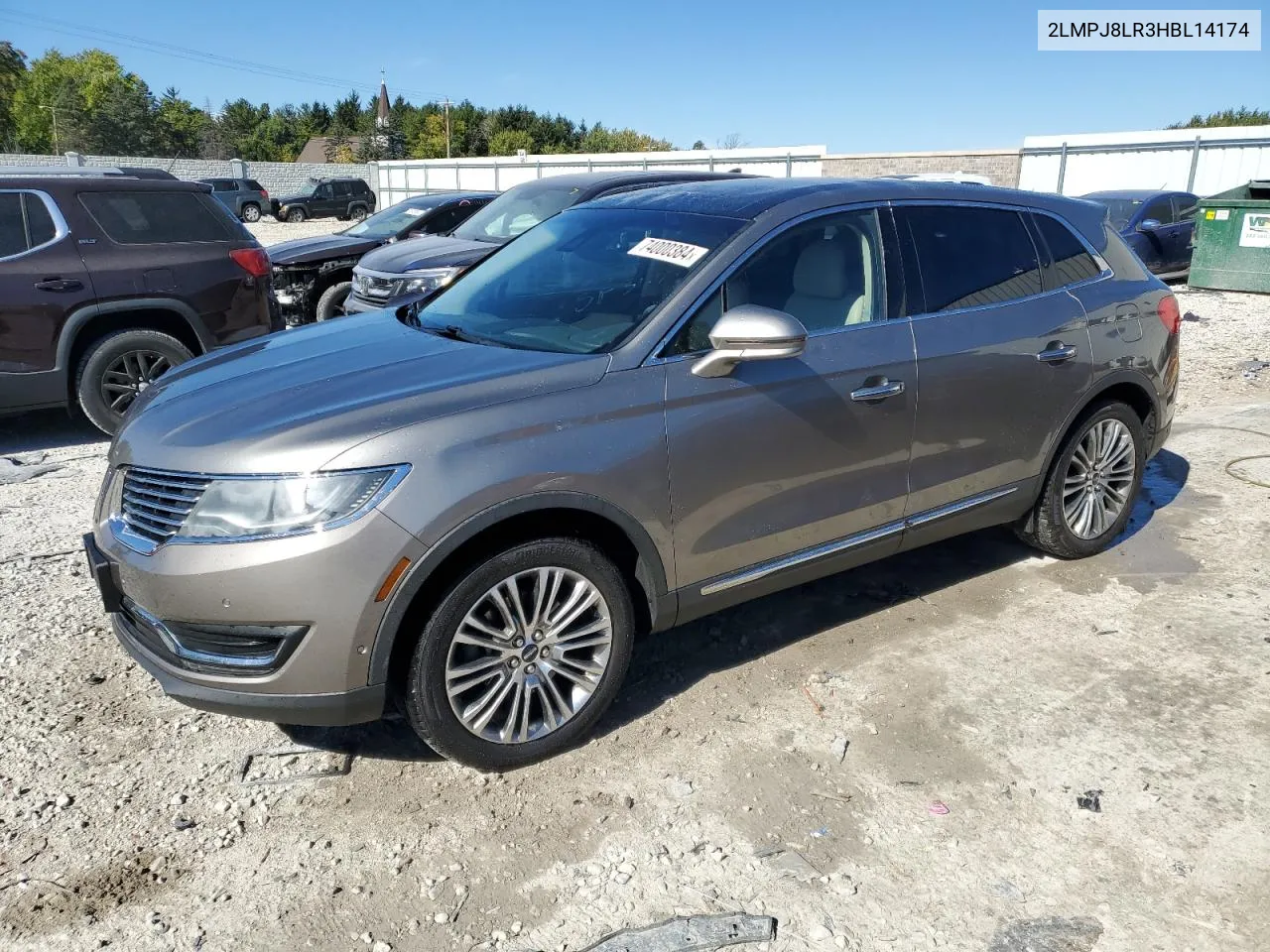 2017 Lincoln Mkx Reserve VIN: 2LMPJ8LR3HBL14174 Lot: 74000384