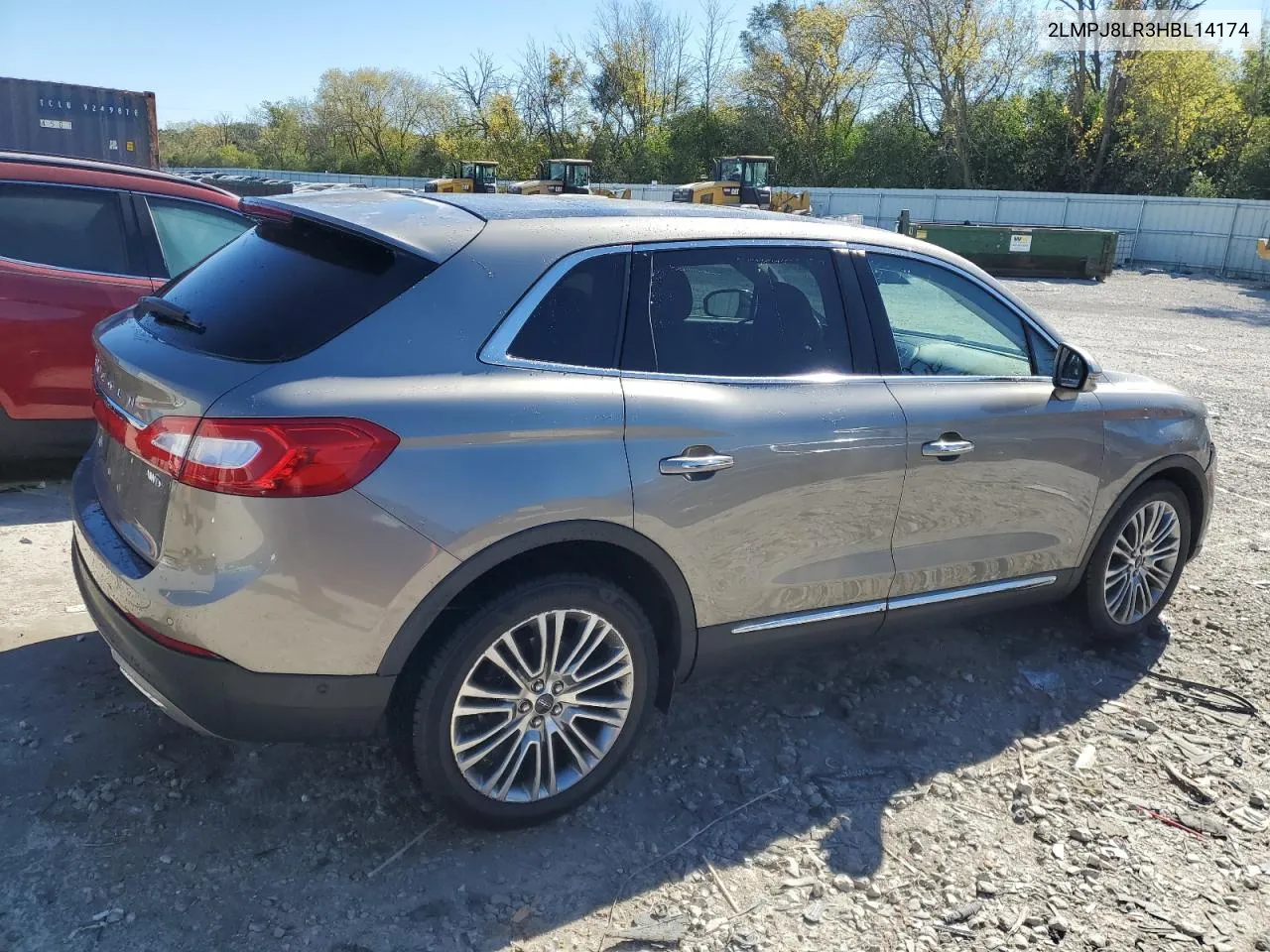 2017 Lincoln Mkx Reserve VIN: 2LMPJ8LR3HBL14174 Lot: 74000384