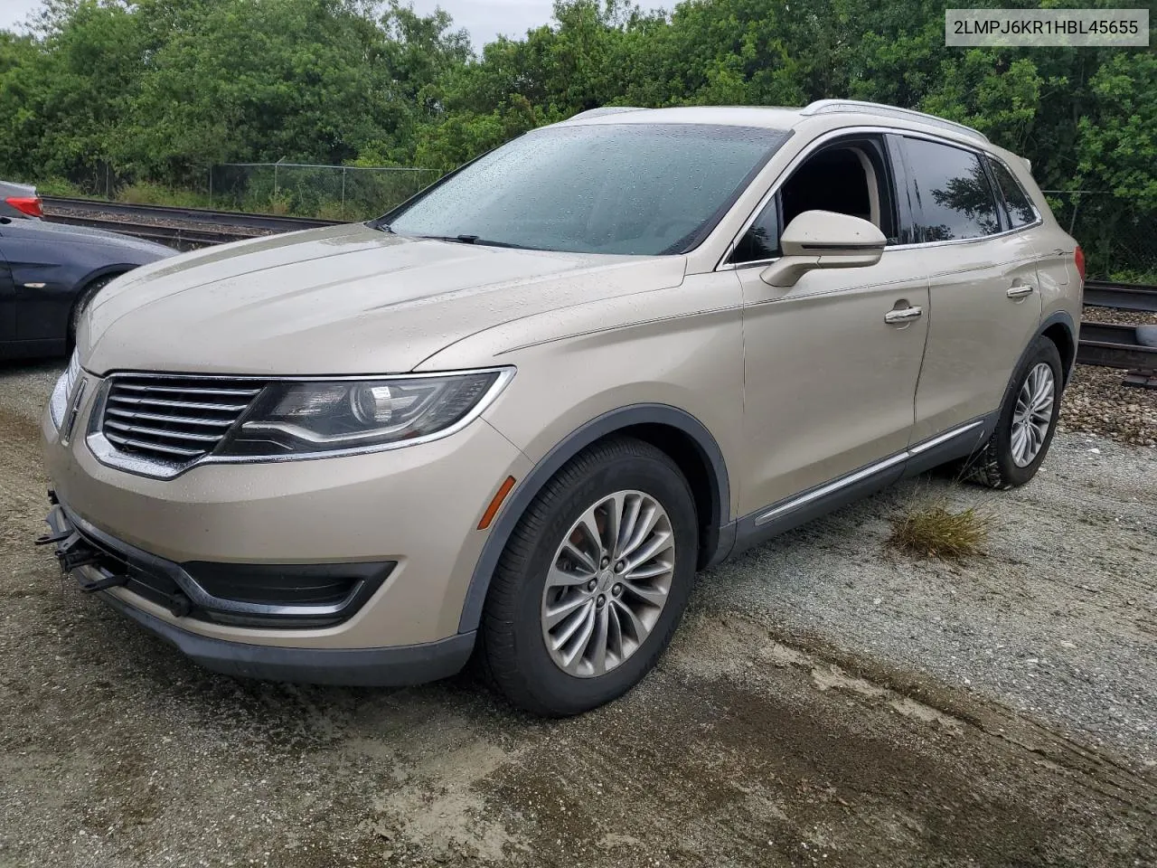 2LMPJ6KR1HBL45655 2017 Lincoln Mkx Select