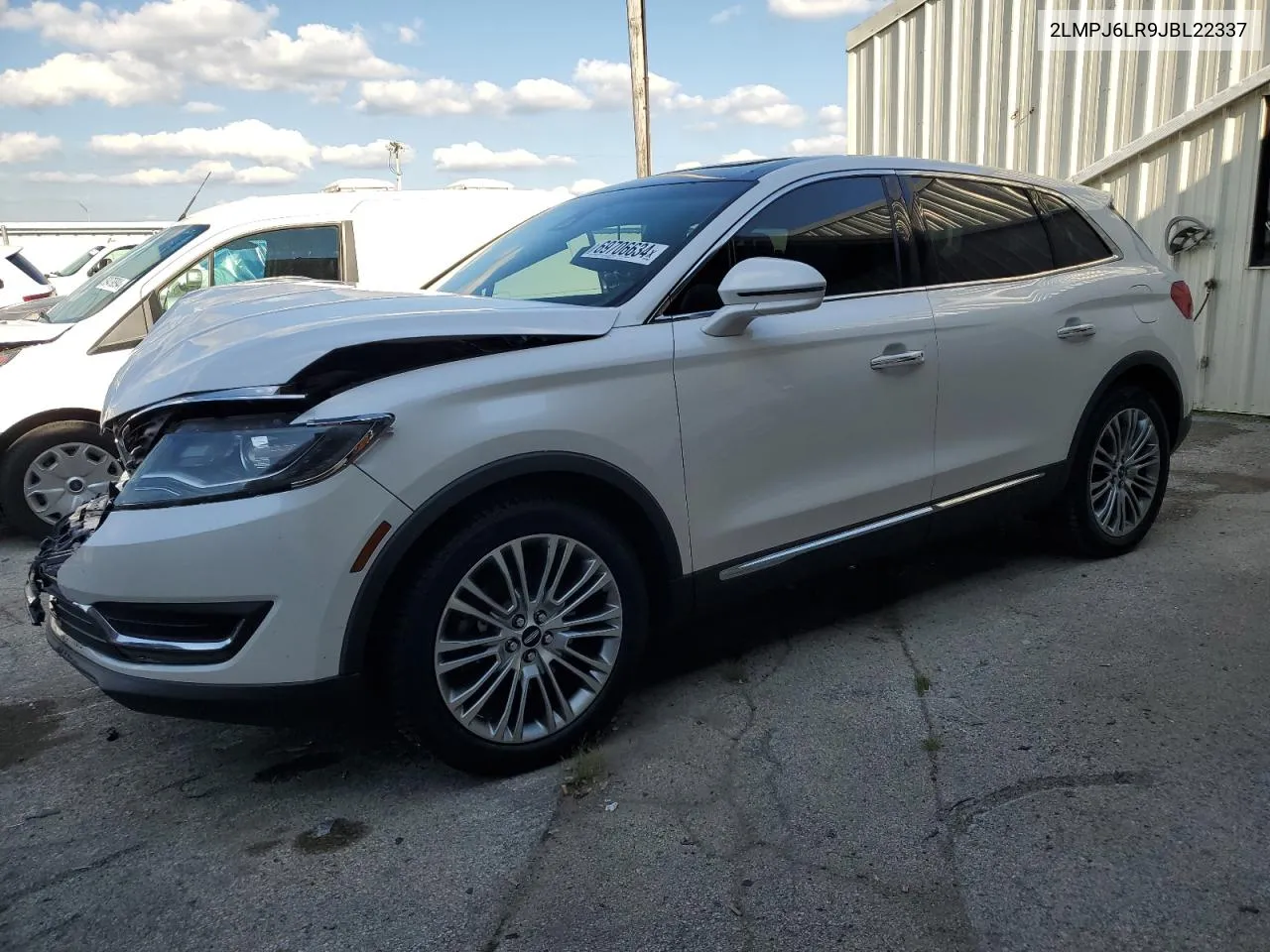 2018 Lincoln Mkx Reserve VIN: 2LMPJ6LR9JBL22337 Lot: 69706634