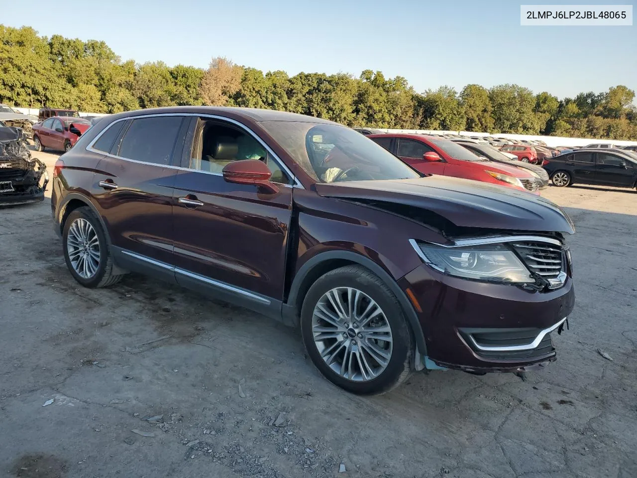 2LMPJ6LP2JBL48065 2018 Lincoln Mkx Reserve