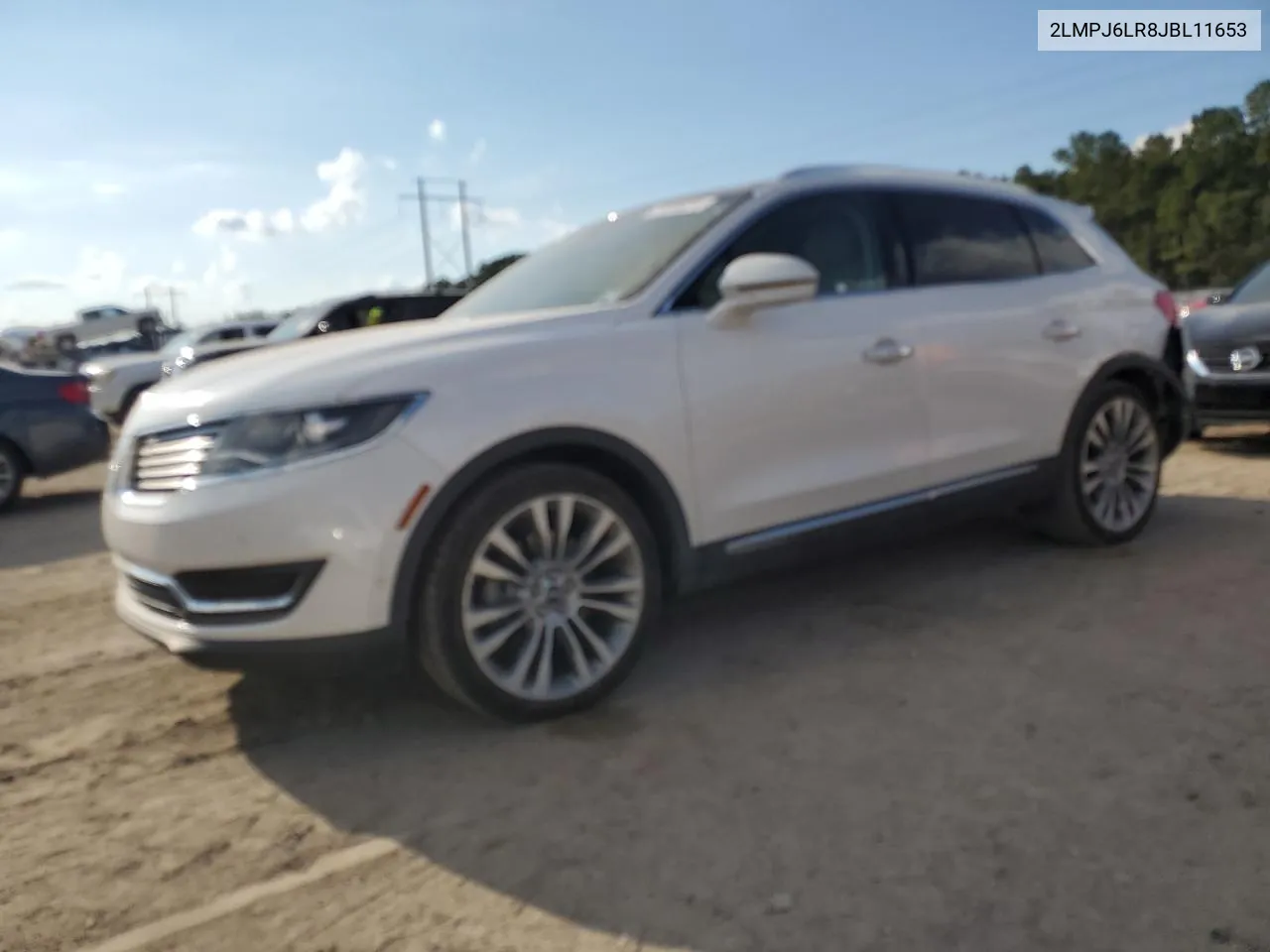 2018 Lincoln Mkx Reserve VIN: 2LMPJ6LR8JBL11653 Lot: 72205074