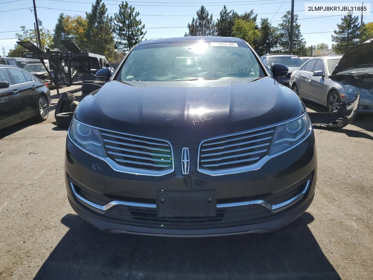 2LMPJ8KR1JBL31885 2018 Lincoln Mkx Select